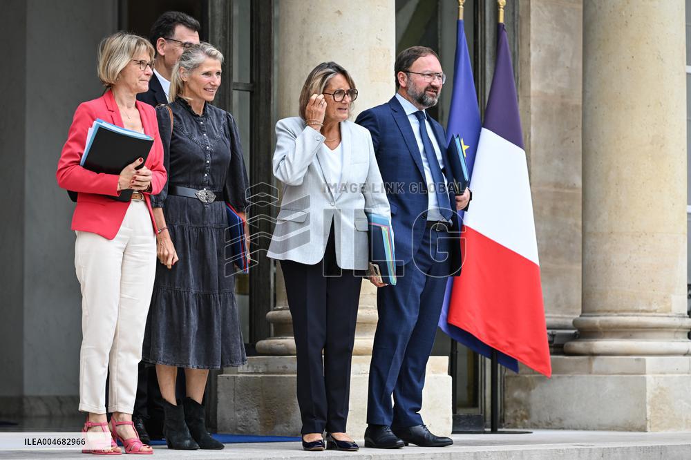 Council of Ministers at the Elysee Palace FA