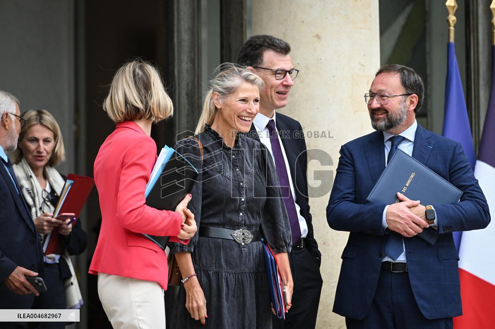 Council of Ministers at the Elysee Palace FA
