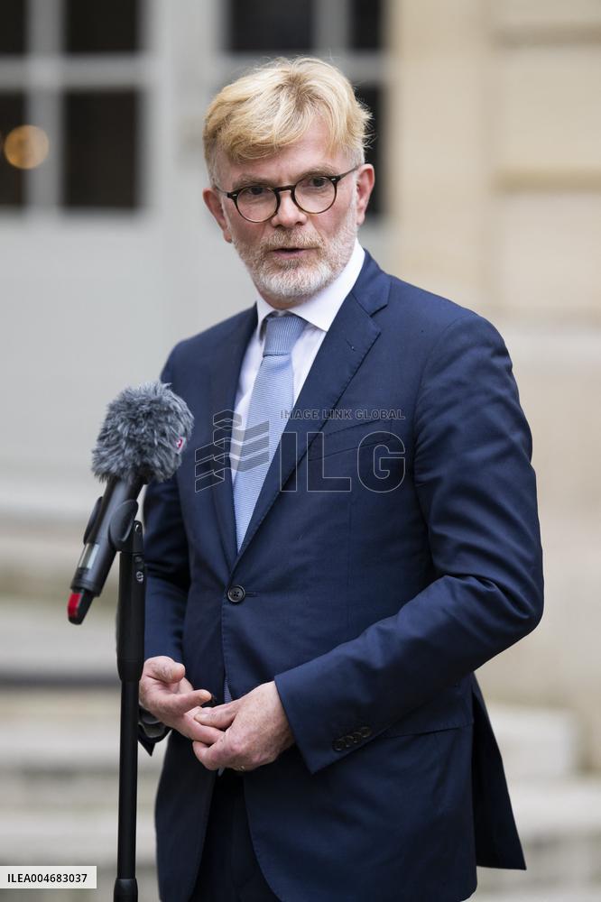 Marc Fesneau Addresses Media After A Meeting With PM - Paris