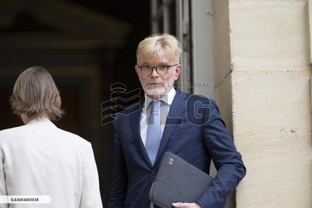 Marc Fesneau Addresses Media After A Meeting With PM - Paris