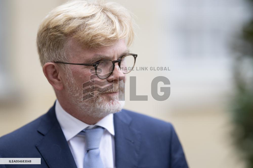 Marc Fesneau Addresses Media After A Meeting With PM - Paris
