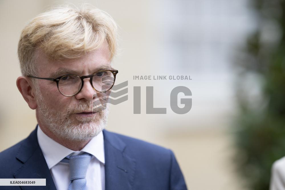 Marc Fesneau Addresses Media After A Meeting With PM - Paris