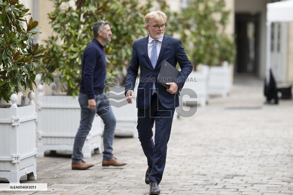 Marc Fesneau Addresses Media After A Meeting With PM - Paris