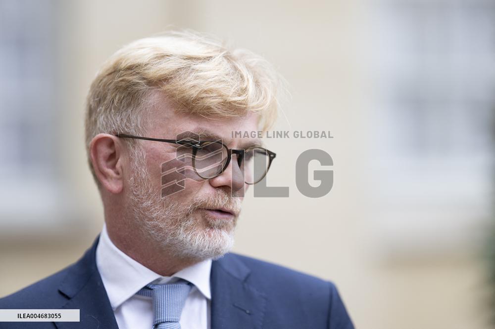 Marc Fesneau Addresses Media After A Meeting With PM - Paris