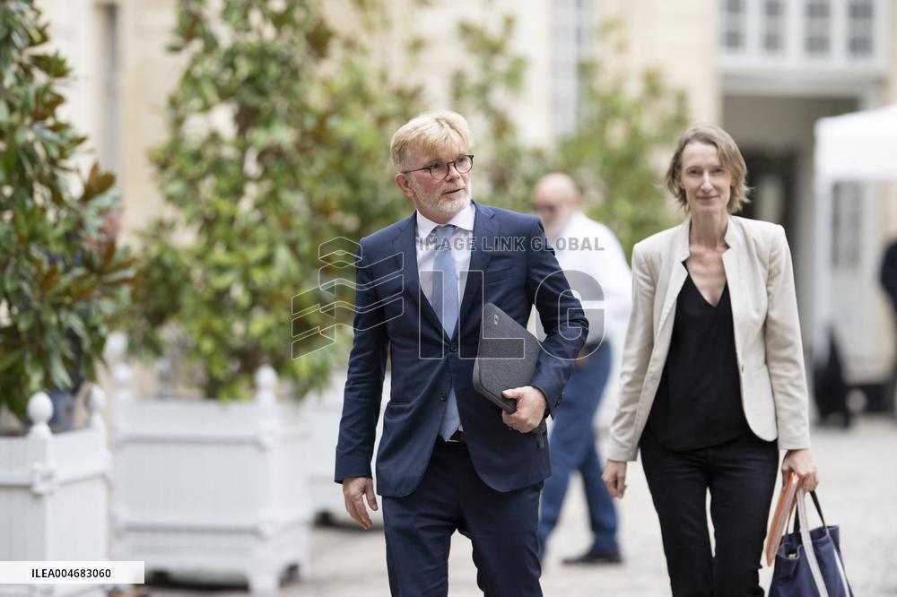 Marc Fesneau Addresses Media After A Meeting With PM - Paris