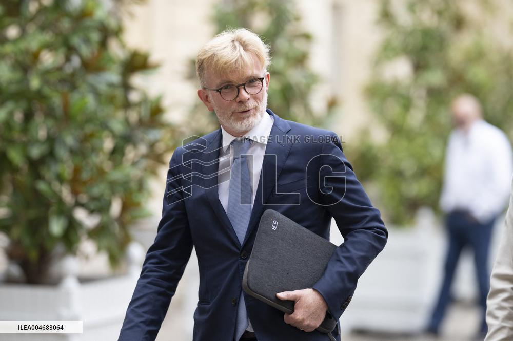 Marc Fesneau Addresses Media After A Meeting With PM - Paris