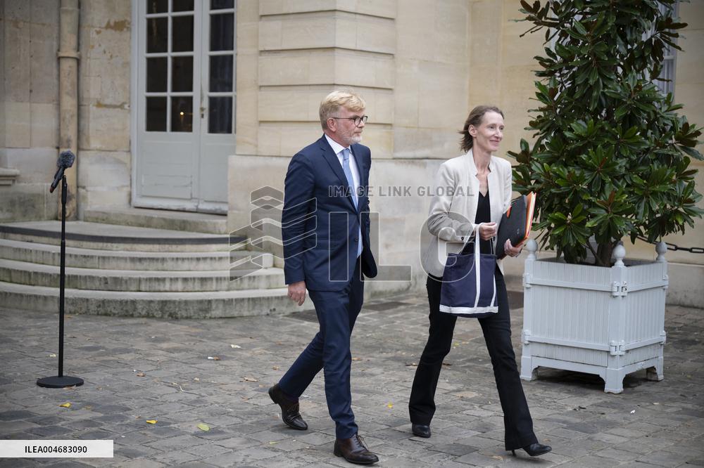 Marc Fesneau Addresses Media After A Meeting With PM - Paris