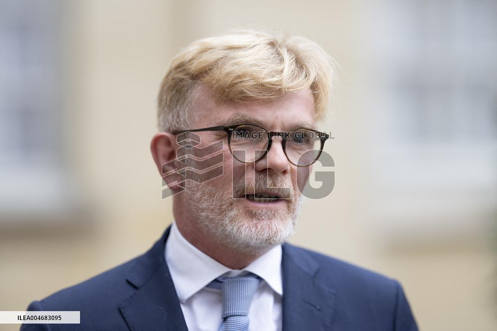 Marc Fesneau Addresses Media After A Meeting With PM - Paris