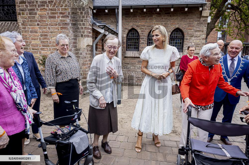 Queen Maxima Visits the Monastery Quarter - Netherlands