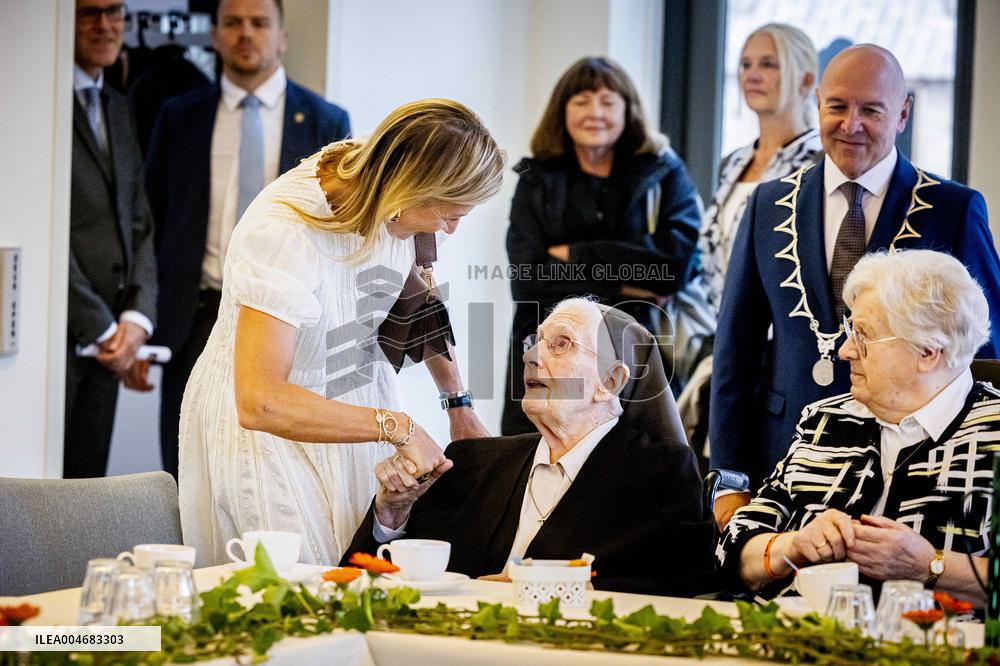 Queen Maxima Visits the Monastery Quarter - Netherlands