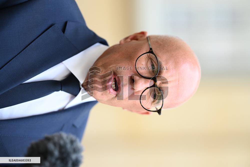 Eric Ciotti At Hotel De Matignon For A Meeting With PM - Paris