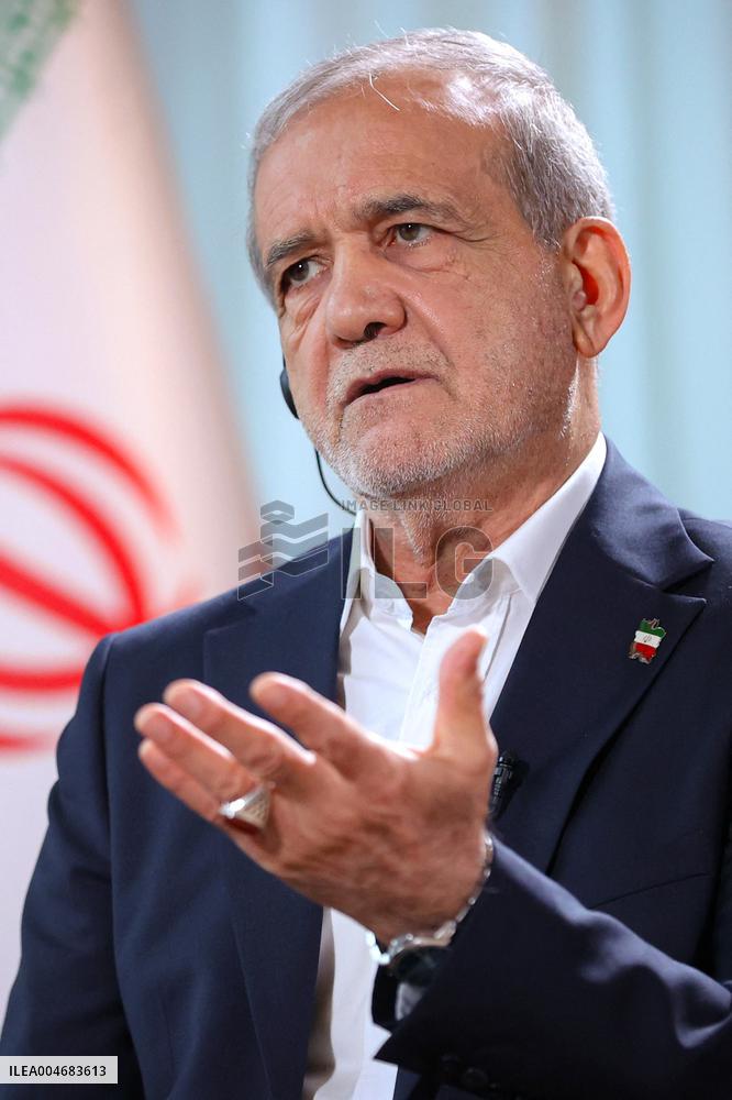 Iranian President Masoud Pezeshkian visting China