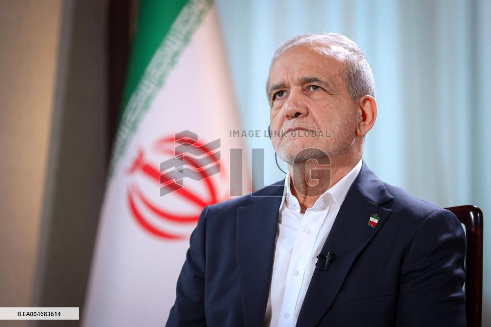 Iranian President Masoud Pezeshkian visting China