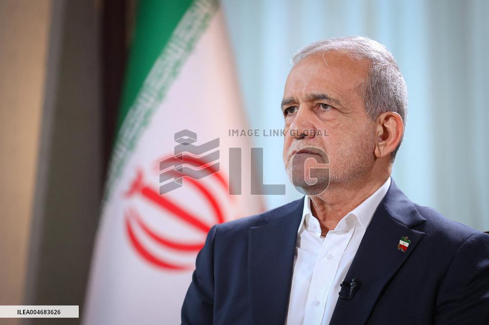 Iranian President Masoud Pezeshkian visting China