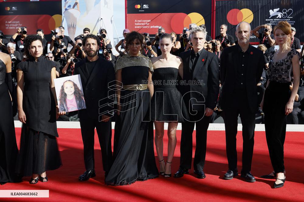 Venice - Red carpet film “The Voice Of Hind Rajab” MP