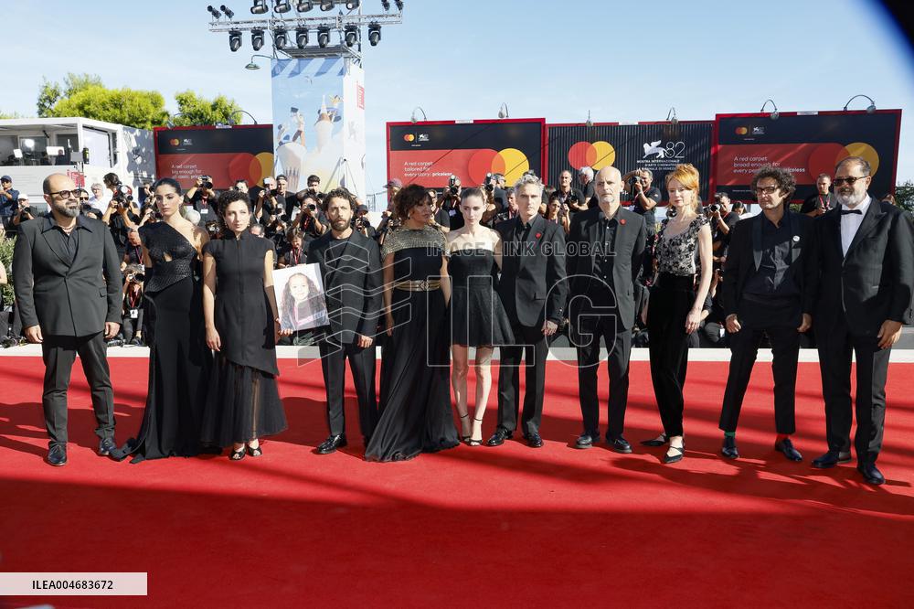 Venice - Red carpet film “The Voice Of Hind Rajab” MP