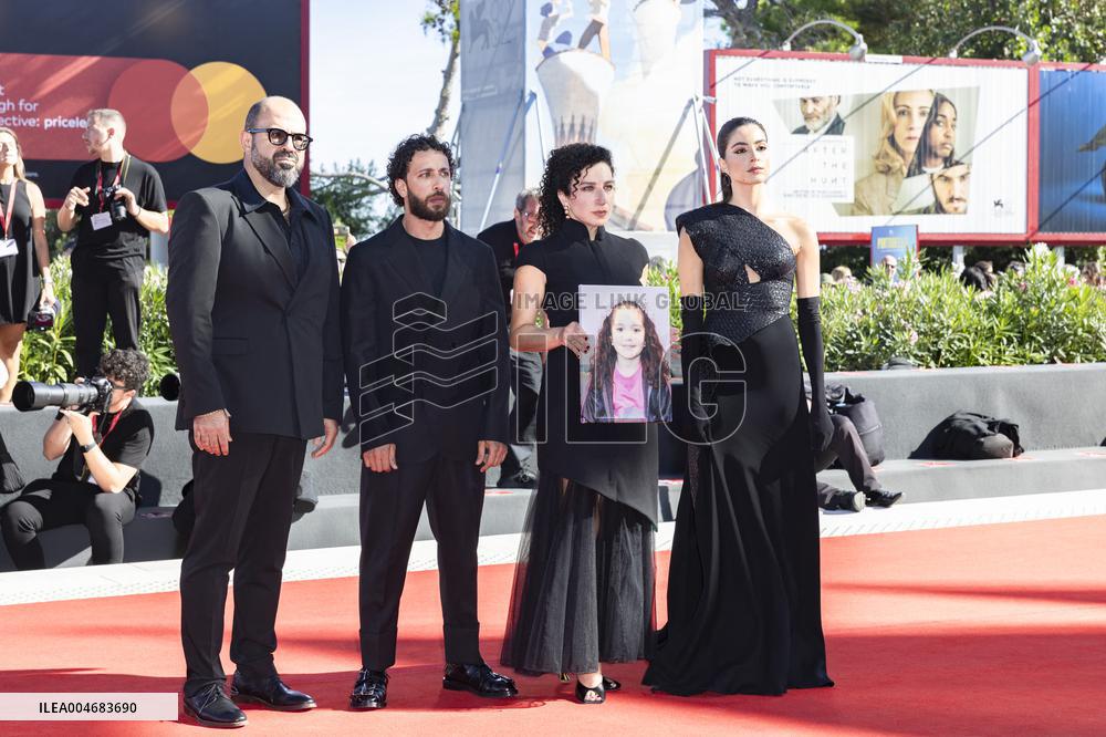 Venice - Red carpet film “The Voice Of Hind Rajab” MP