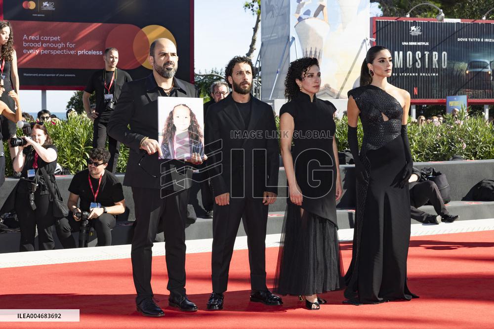 Venice - Red carpet film “The Voice Of Hind Rajab” MP