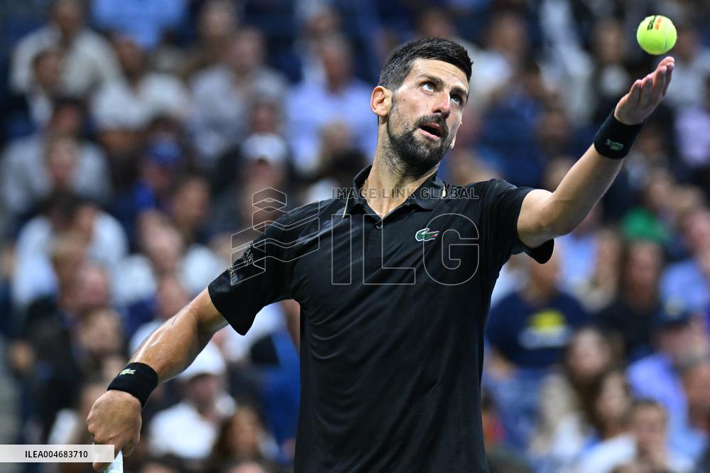 US Open - Novak Djokovic v Taylor Fritz