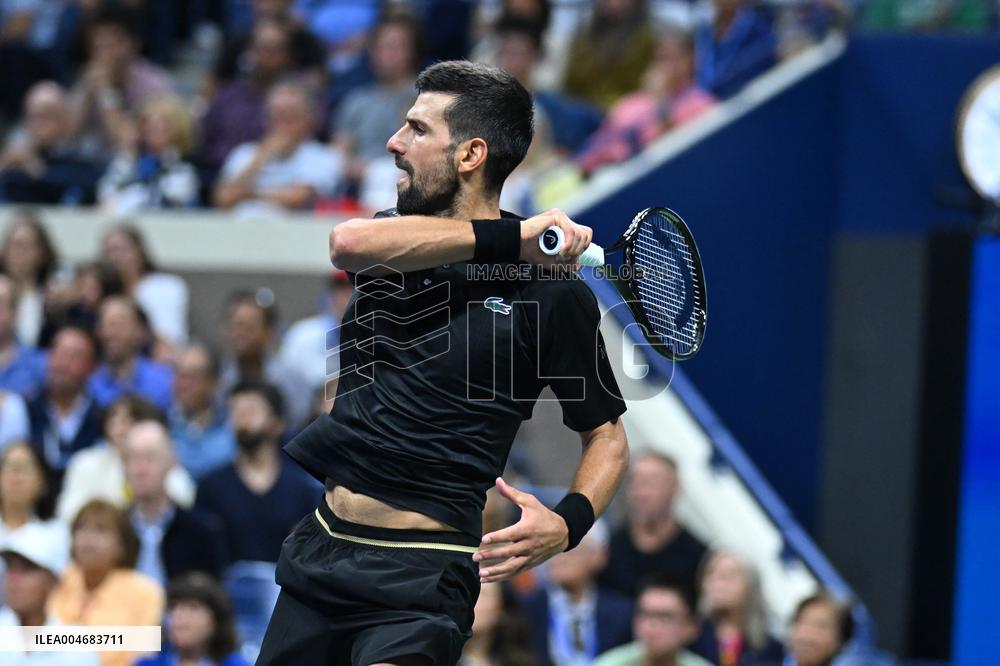 US Open - Novak Djokovic v Taylor Fritz