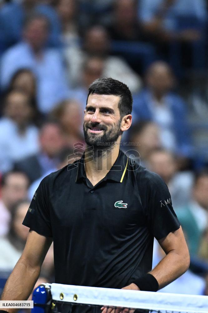 US Open - Novak Djokovic v Taylor Fritz