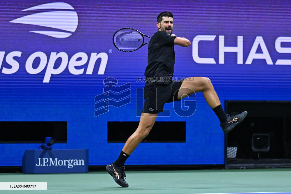 US Open - Novak Djokovic v Taylor Fritz
