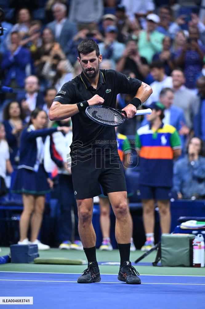 US Open - Novak Djokovic v Taylor Fritz