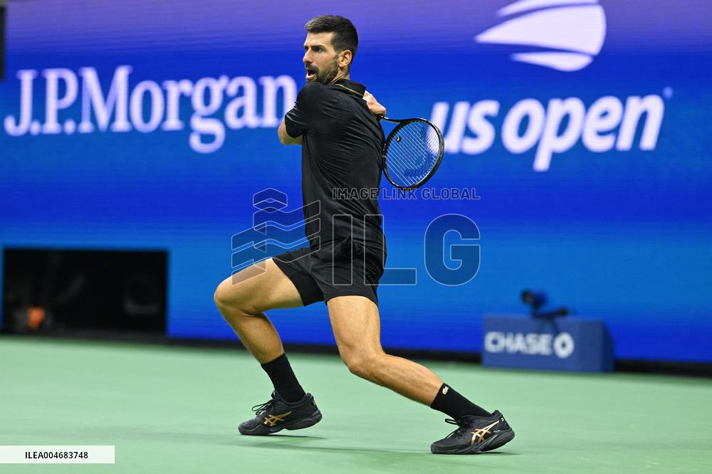 US Open - Novak Djokovic v Taylor Fritz