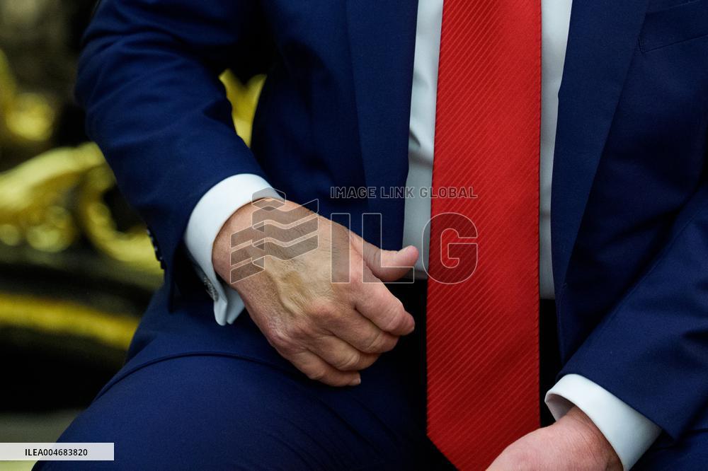 Trump and President Nawrocki of Poland Bilateral Meeting