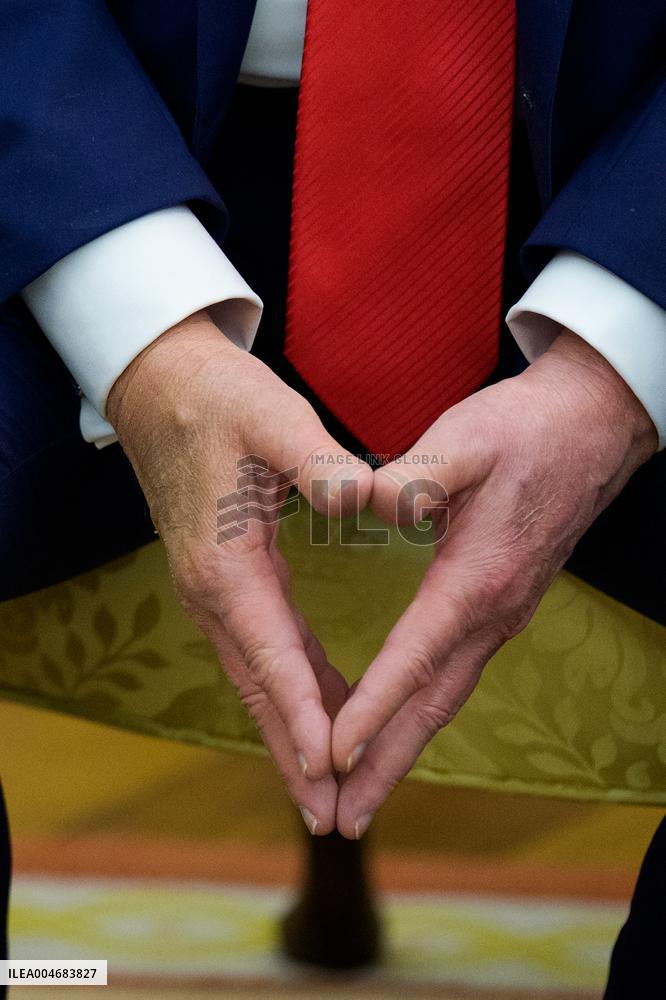 Trump and President Nawrocki of Poland Bilateral Meeting