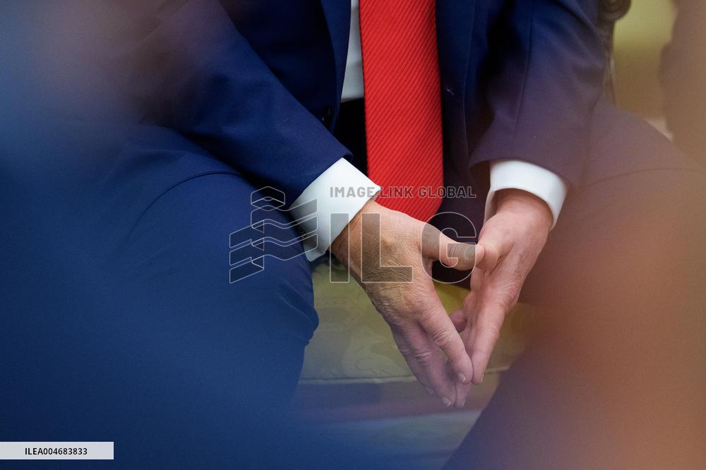 Trump and President Nawrocki of Poland Bilateral Meeting