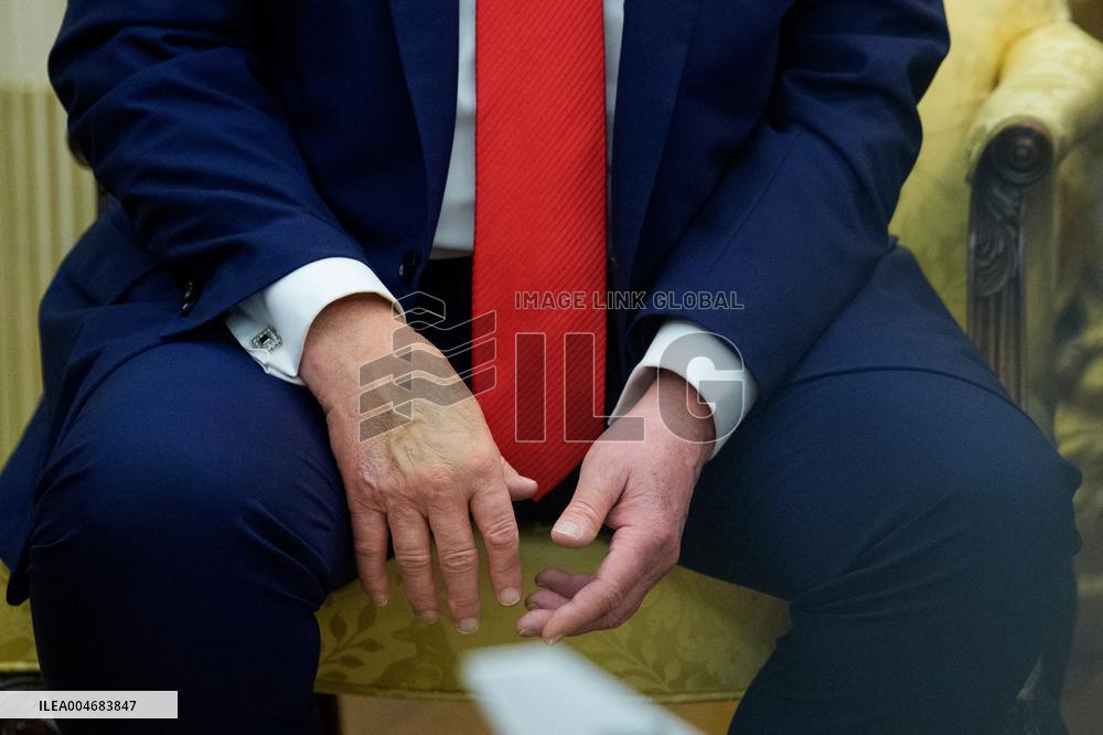 Trump and President Nawrocki of Poland Bilateral Meeting