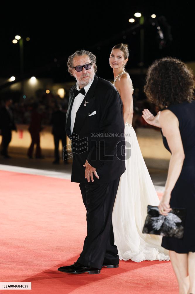 Venice - Red carpetl Cartier Glory To The Filmmaker Award 2025 and the "In the Hand of Dante" MP