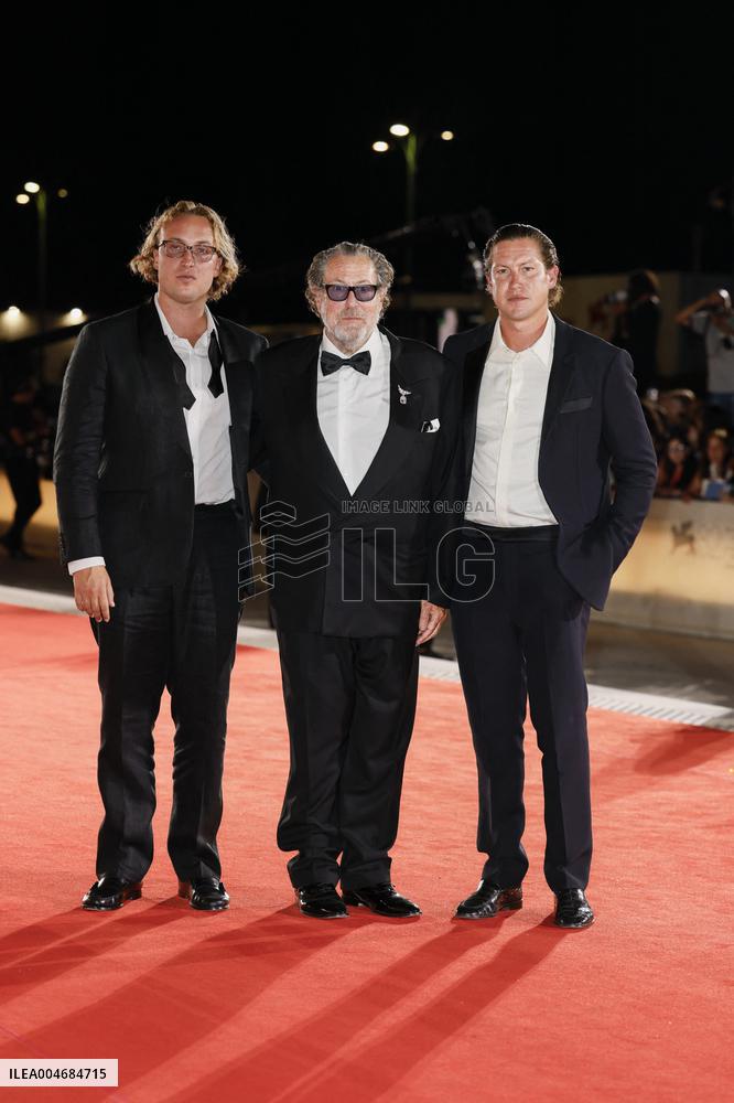 Venice - Red carpetl Cartier Glory To The Filmmaker Award 2025 and the "In the Hand of Dante" MP