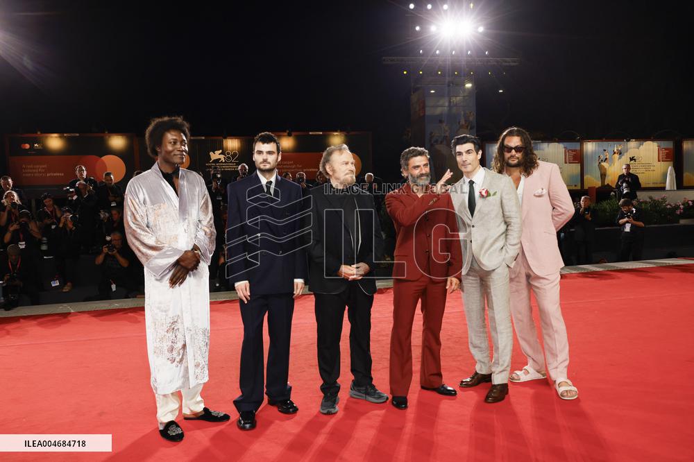 Venice - Red carpetl Cartier Glory To The Filmmaker Award 2025 and the "In the Hand of Dante" MP