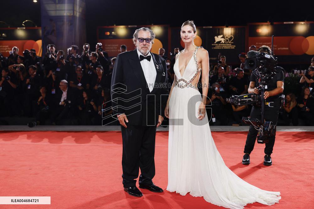 Venice - Red carpetl Cartier Glory To The Filmmaker Award 2025 and the "In the Hand of Dante" MP