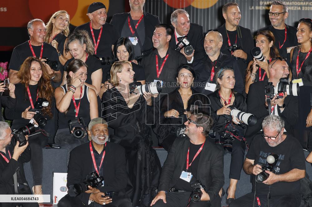 Venice - Red carpetl Cartier Glory To The Filmmaker Award 2025 and the "In the Hand of Dante" MP