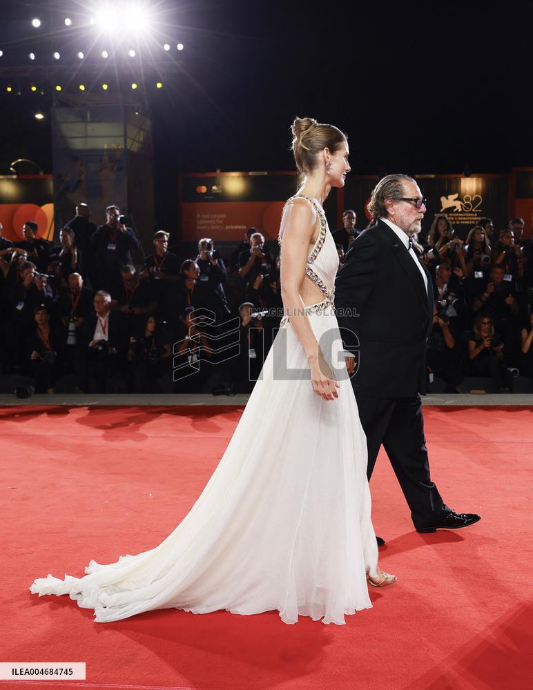 Venice - Red carpetl Cartier Glory To The Filmmaker Award 2025 and the "In the Hand of Dante" MP