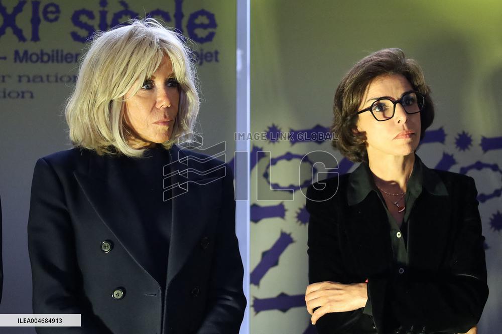 Rachida Dati And Brigitte Macron At Paris Design Week Launch - Paris