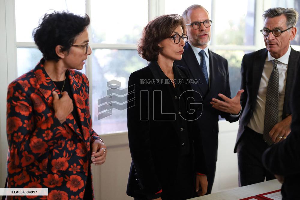 Rachida Dati And Brigitte Macron At Paris Design Week Launch - Paris