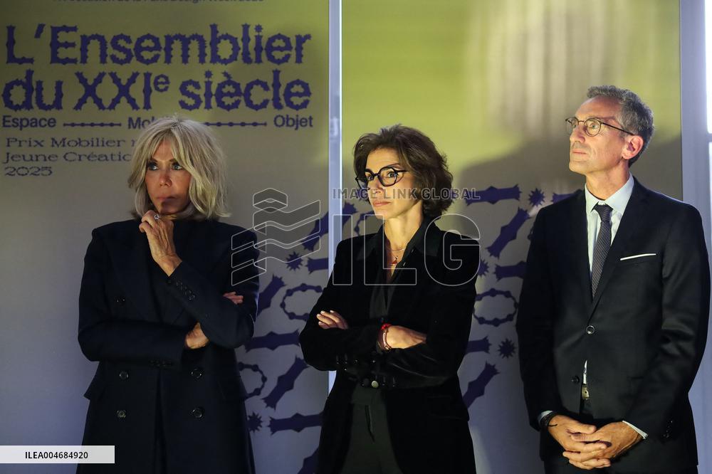 Rachida Dati And Brigitte Macron At Paris Design Week Launch - Paris