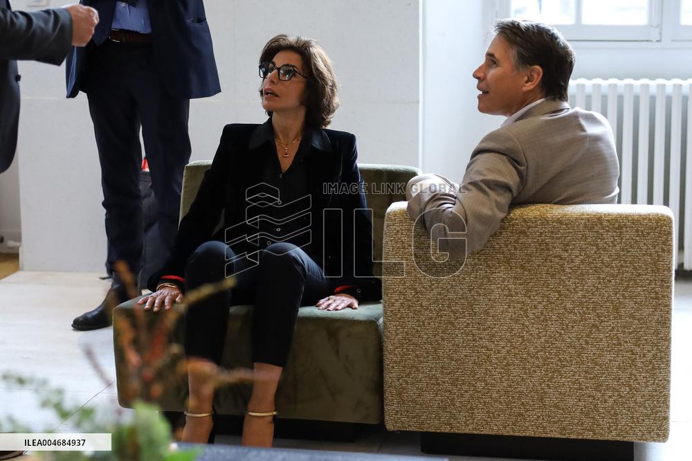 Rachida Dati And Brigitte Macron At Paris Design Week Launch - Paris