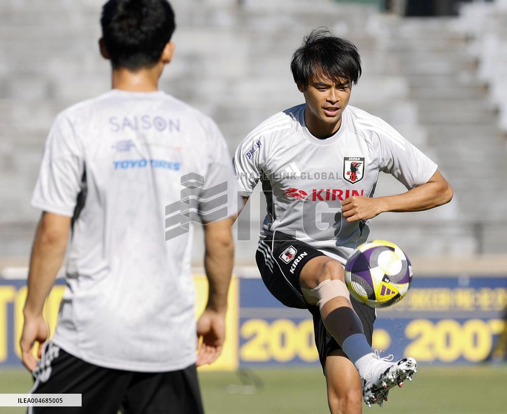 Football: Friendly between Japan and Mexico