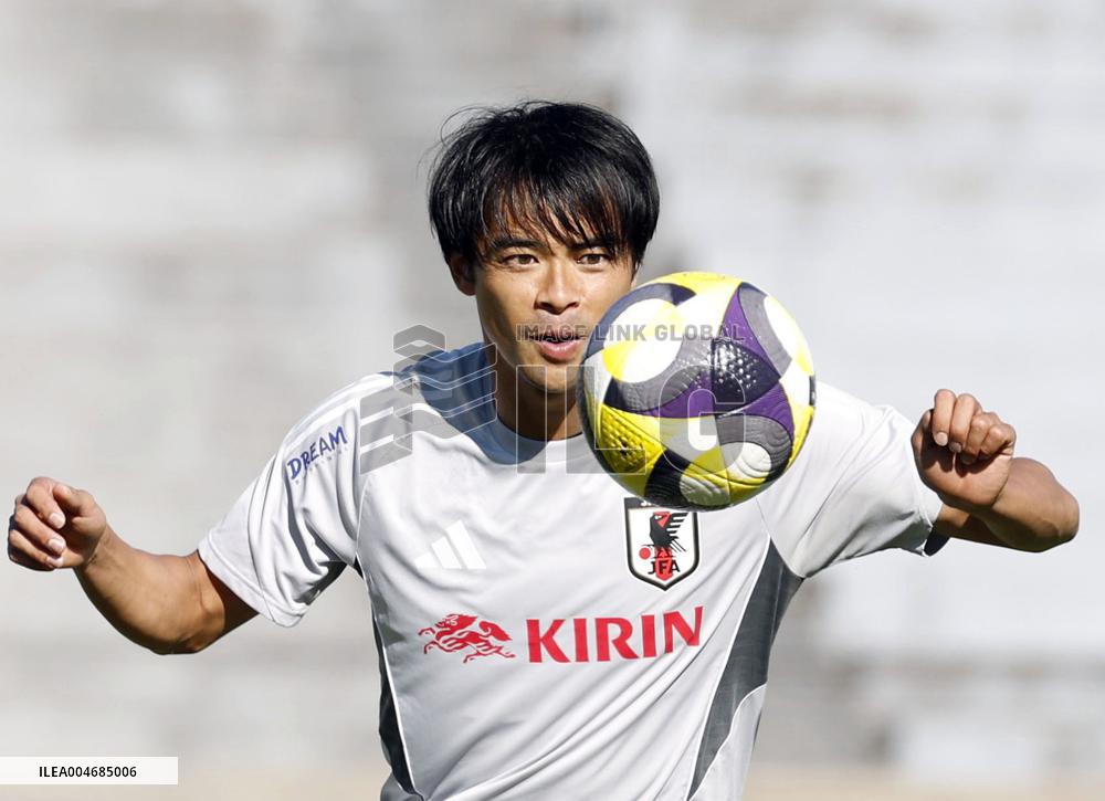 Football: Friendly between Japan and Mexico