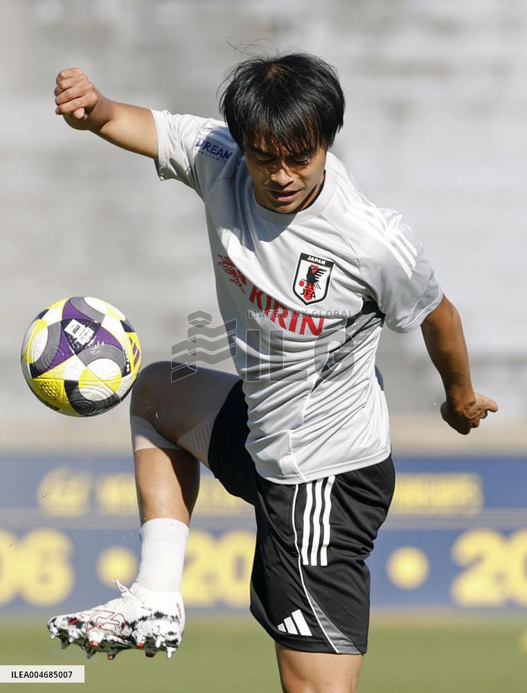 Football: Friendly between Japan and Mexico