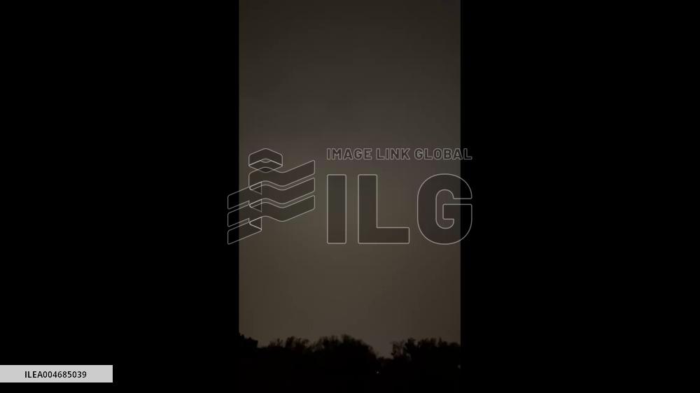 US: Lightning Flashes as Thunderstorm Hits Phoenix Area, AZ