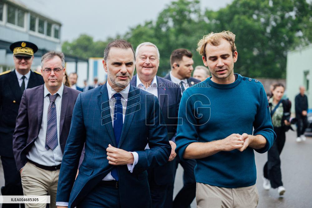 Laurent Saint-Martin Visit To Rennes