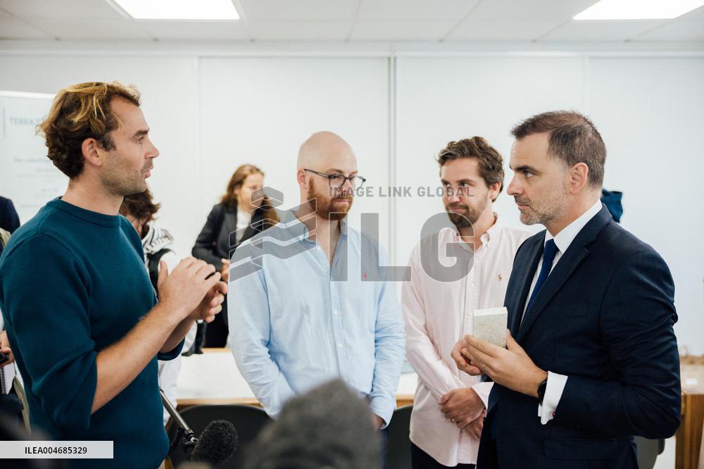 Laurent Saint-Martin Visit To Rennes