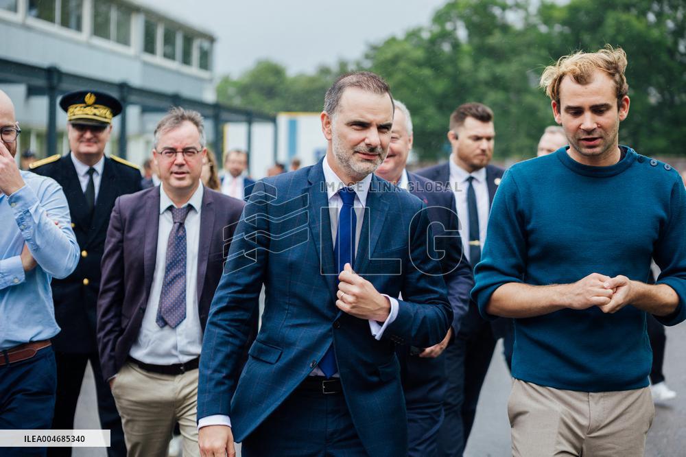 Laurent Saint-Martin Visit To Rennes