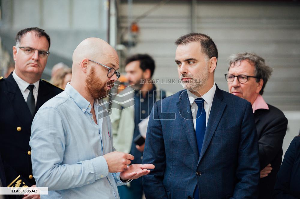 Laurent Saint-Martin Visit To Rennes